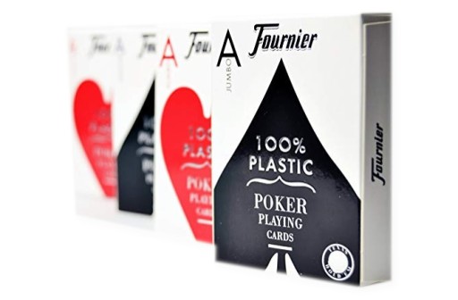 ИГРОВЫЕ КАРТЫ 100% ПЛАСТИК FOURNIER POKER JUMBO WAW