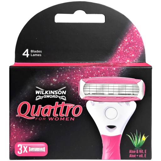 Картриджи для бритья Wilkinson Quattro for Women 3 шт.