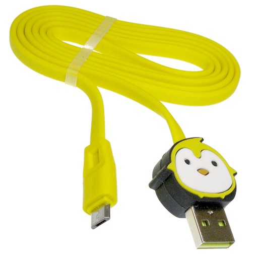 Кабель Micro USB детский, зарядное устройство, 1 м.