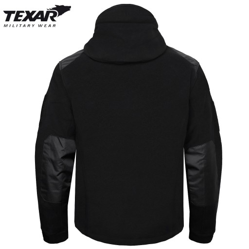 TEXAR HUSKY ТАКТИЧЕСКАЯ ФЛИСОВАЯ ТОЛСТАЯ 360г ЧЕРНАЯ ФЛИСОВАЯ КУРТКА 4XL