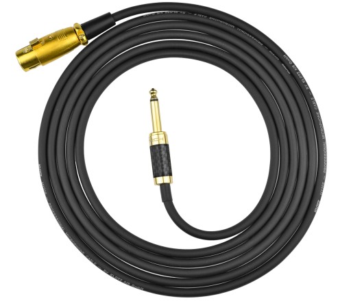 Kabel przewód 6,3 Jack mono XLR żeński Klotz 1,5m
