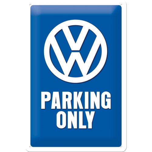 VOLKSWAGEN PARKING ONLY Жестяная вывеска VW