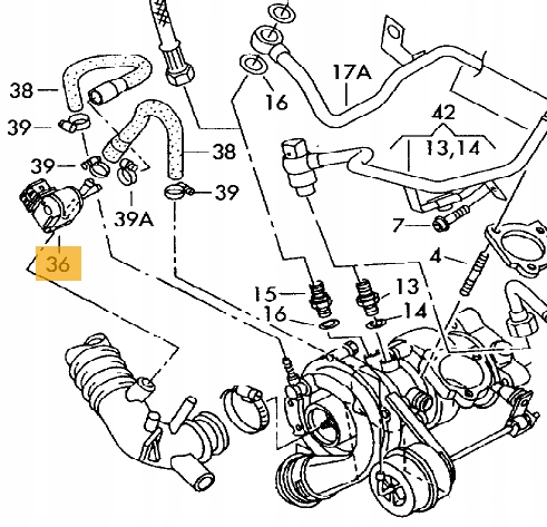 ORG Дроссельный отсекающий клапан N75 1.8T S3 AUDI SKODA VW SEAT 06A906283E