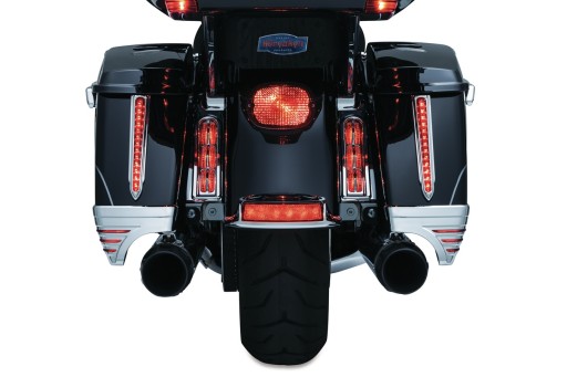 HARLEY ELECTRA ROAD STREET KUFRY PRZYDŁUŻENIE LED!