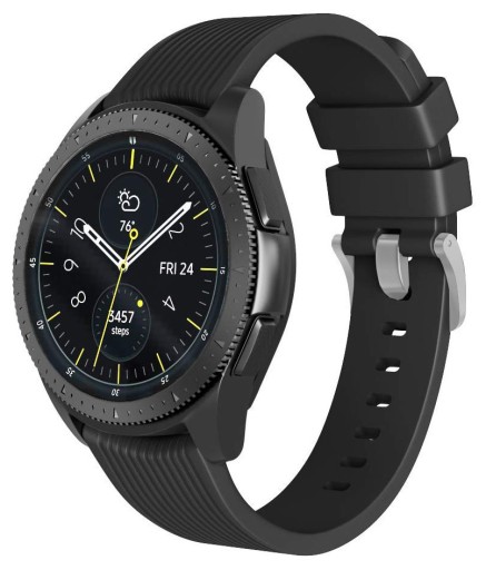 ЧЕРНЫЙ силиконовый ремешок SAMSUNG GALAXY WATCH 42 мм