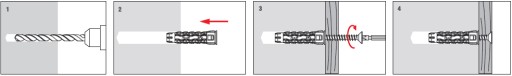 SFXP РАСШИРИТЕЛЬ SFX 8x40 С ВИНТОМ 60 100 шт.
