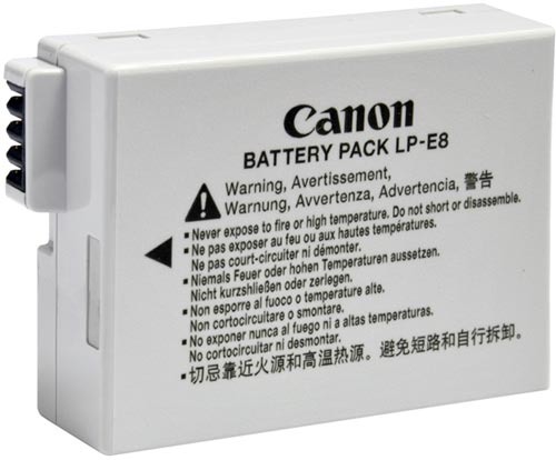 Аккумулятор Canon LP-E8 LPE8 НОВЫЙ оригинальный GW.24m