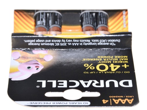 Duracell Bateria R3 AAA LR3 1,5V 4 szt. do aparatu