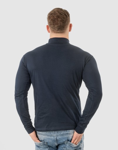 Elegancki Sweter Golf Męski Golfy WXM XXL granatow