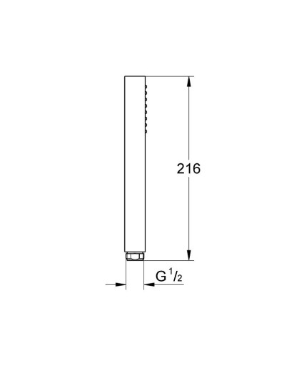 Grohe Eurocube - Komplet Prysznicowy Podtynkowy, Chrom, 25238000