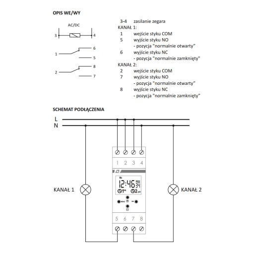 PROGRAMATOR ZEGAR ASTRONOMICZNY F&F PCZ-526