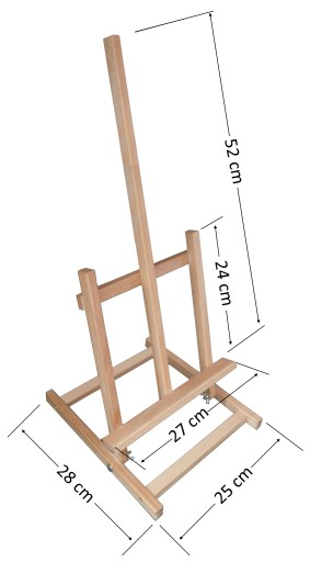 ДЕРЕВЯННАЯ КРАСКА EASILA 52 см СТОЛ EASILA