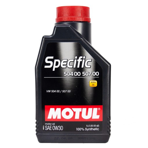 SAE ENGINE OIL 0W-30 1л Синтетическое масло Motul Special 504 00 507 00