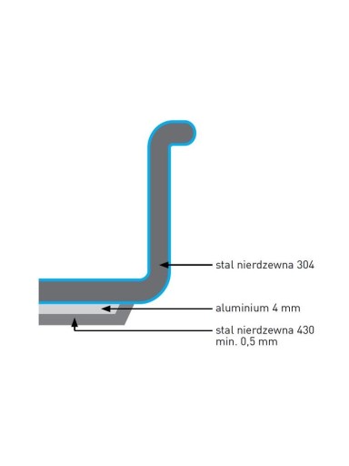 Кастрюля Kitchen Line средняя с крышкой, 280х155мм, 9,5л