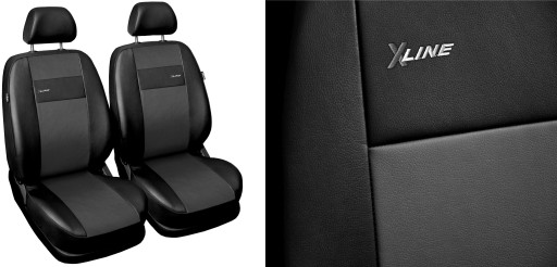ЧЕХЛЫ ИЗ ЭКОКОЖИ 1+1 ДЛЯ VW CADDY, CARAVELLE, T4, T5, T6