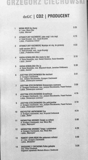 GRZEGORZ CIECHOWSKI BEST OF - 4 CD + 2 DVD LIMIT