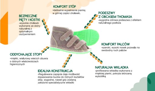 DANIELKI KAPCIE PROFILAKTYCZNE obcas Thomasa R26