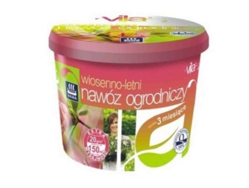 Nawóz uniwer. wiosenno-letni 3 miesiące 3 kg Vila