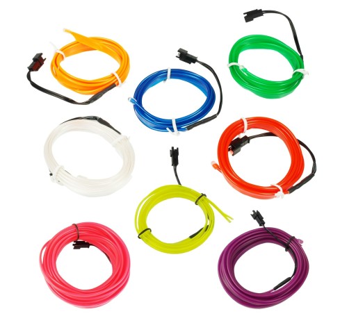 1M EL WIRE Волоконно-оптическая лента для окружающей среды, похожая на светодиодную