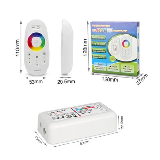 RGBW LED 5050 SET Лента 20м WHITE TOUCH Zasi