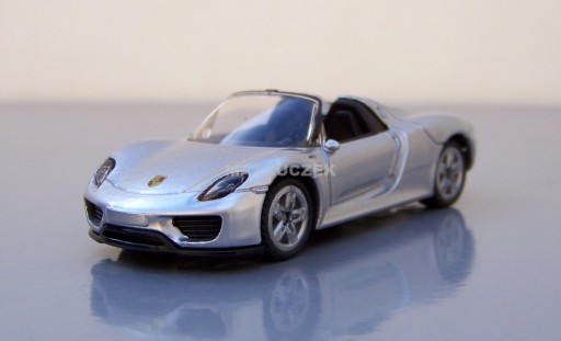 SIKU 1475 Porsche 918 SPYDER КАБРИОЛЕТ СЕРЕБРЯНЫЙ