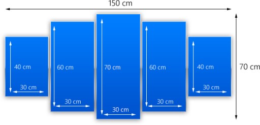 РУЧНАЯ РАСПОЛОЖЕННАЯ КАРТИНА 150x70 Природа Дерево ХОЛСТ