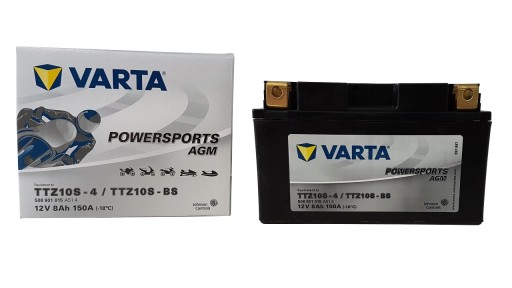 Varta agm ttz10s-bs/tz10s-bs 12v 8ah батарея