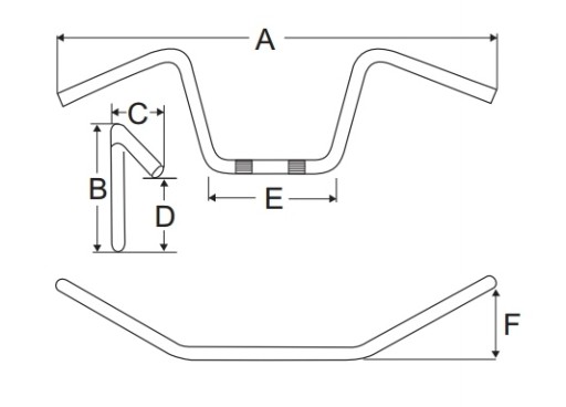 Руль Honda Hornet CB 600 F 1998-2013 гг.