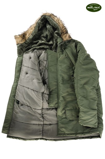 ALASKA PARKA N3B Базовая зимняя куртка OLIV - 3XL