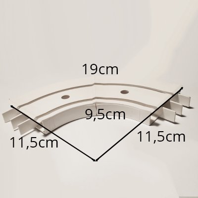 THROUGH-OUT II TRACK CURVE (1 шт.)