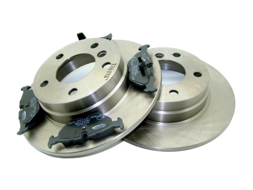 Диски x2 + колодки BMW E36 E46 280х10мм REAR SOLID