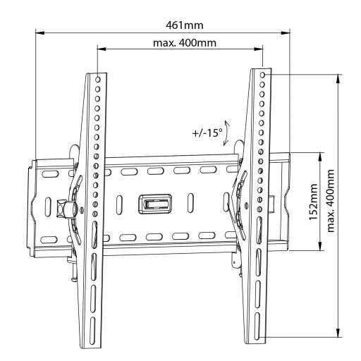 Крепление для светодиодного телевизора 32-60 дюймов VESA 400x400 300x300 300x200