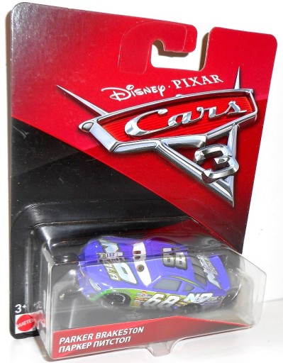 Parker Brakeston N2O COLA Тачки 3 Автомобили Mattel 1:55