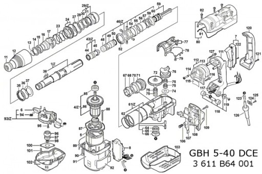 Bosch GBH 5-40 DCE ROOT