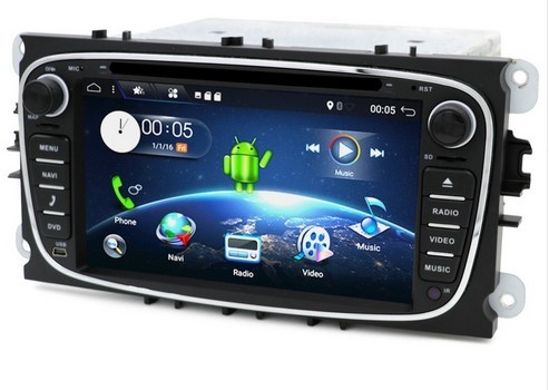 Радио Android 12 DVD 2/32 GPS FORD Mondeo Focus бесплатная камера