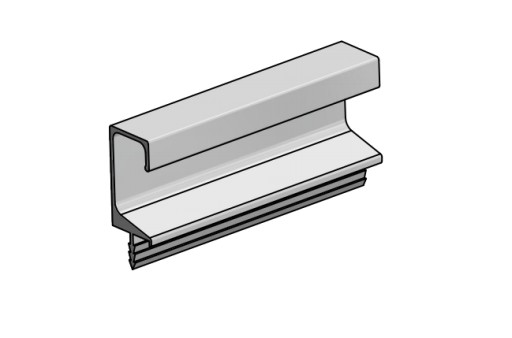 АЛЮМИНИЕВАЯ МЕБЕЛЬНАЯ РУЧКА ALU BAR FE3 1900 мм