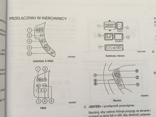 NISSAN MURANO навигация руководство пользователя на польском языке