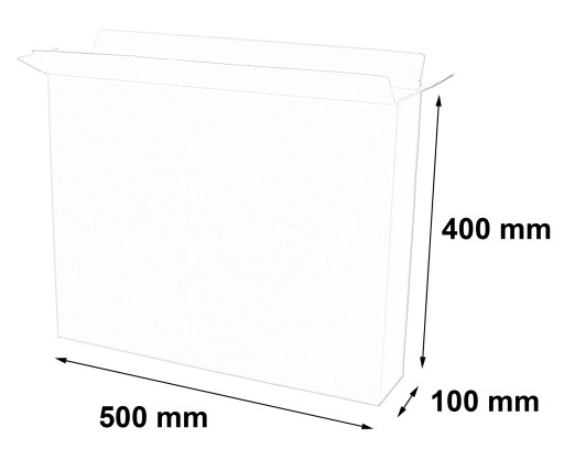 КАРТОННАЯ КОРОБКА 500х100х400 для картины 400гБ 50шт.