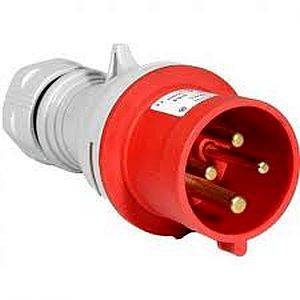 Power Plug 4x 32A 400V Провод 4P IP44 PCE 024-6