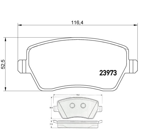 MIKODA 2110 GT ДИСКИ, КОЛОДКИ OPEL AGILA B, передние...