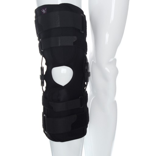 KNEE BRACE, длинный стабилизатор коленного сустава с открытыми шинами, размер L