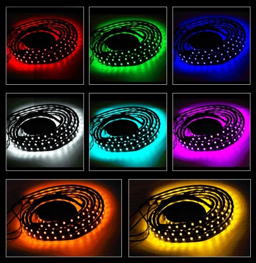 ОСВЕЩЕНИЕ ШАССИ RGB СВЕТОДИОДНЫЕ ЛЕНТЫ НЕОНОВЫЙ ТЮНИНГ