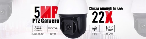 Сетевая панорамная IP-камера 5MPX IR180m 22x ZOOM!!