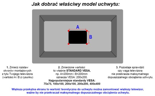 Вешалка для телевизора 32–65 дюймов, ДЛИННАЯ РУЧКА