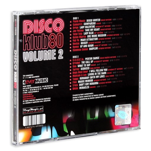 CD Disco Klub 80 Vol.2 Сборник / Разные исполнители