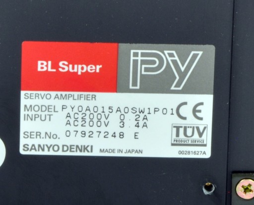 PY0A015A Сервоусилитель SANYO DENKI BL Super PY