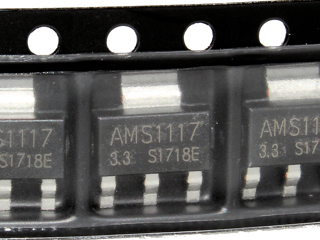 СТАБИЛИЗАТОР НАПРЯЖЕНИЯ AMS1117 3.3В 1А SOT223 3 ШТ.