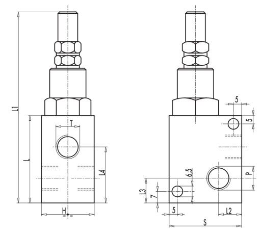 Перепускной клапан VMP 1/4