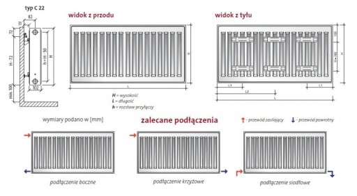 Grzejnik PURMO C22 550/1100