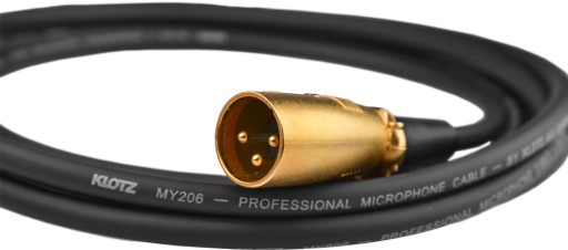 Kabel przewód 6,3 Jack mono - XLR męski Klotz 3m